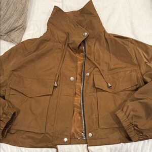 NWOT Chic AMAZON Funnel Neck Jacket XS